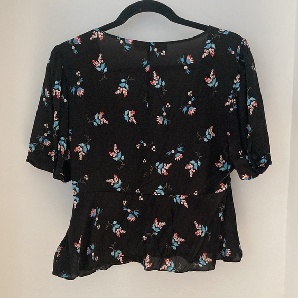 Diane Von Furstenberg Estelle Top sz L - Picture 4 of 6